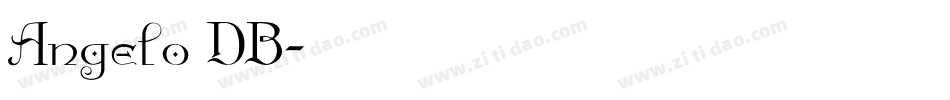 Angelo DB字体转换